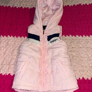 Tommy Hilfiger Light Pink Quilted Vest